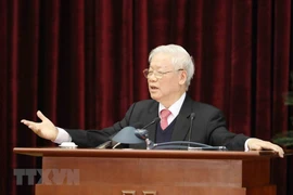 组图：越南共产党第十二届中央委员会第十四次全体会议圆满落幕