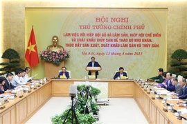 越南政府总理范明政主持召开促进林水产品生产和出口的工作会议
