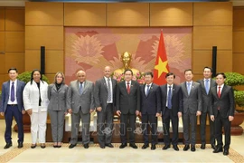 越南国会常务副主席陈青敏会见古巴保卫革命委员会高级代表团