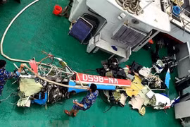 越南航空局：贝尔505型直升机坠落下龙湾海域事故属于一级事故