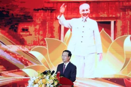 越南国家主席武文赏出席胡伯伯视察河北省60周年纪念典礼