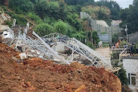 大叻市山体滑坡事故：5人获救 2人失踪
