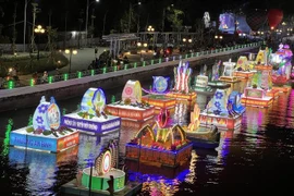 2023年第五届“芹苴市宁桥花灯之夜”旅游节正式开幕