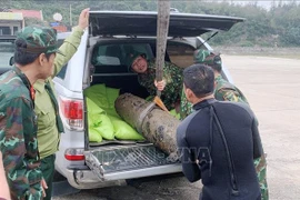 广平省成功处置一枚战后遗留炸弹
