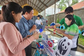 顺化市在垃圾分类和收集中的技术应用