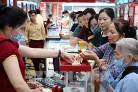 8月3日上午越南国内黄金卖出价保持稳定