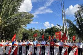 国家级特殊遗迹盖争基地“祖国国旗之路”项目正式落成