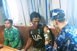 昆岛海域沉船 六人及时获救