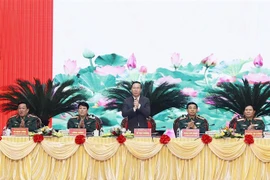 国家主席武文赏出席2023年全军军政会议