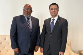 越南驻联合国代表团团长与第78届联大主席举行会晤