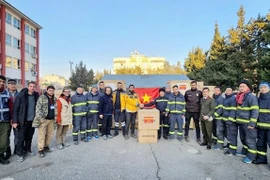 土耳其和叙利亚强震：越南国际救援队向土耳其捐赠2吨医疗物资