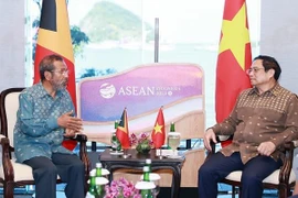 第42届东盟峰会：范明政总理会见东帝汶总理塔乌尔·马坦