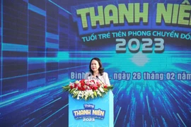 国家代主席武氏映春出席2023 年青年月启动仪式