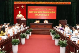 阮富仲总书记视察谅山省