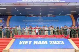 2021-2023年阶段第四周期维和专家组期末实地演习开幕式在河内举行