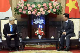 越南国家主席武文赏会见日本参议院议长尾辻秀久