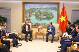 越南政府副总理陈红河会见汇丰银行亚太区联席首席执行官苏伦德拉·罗莎