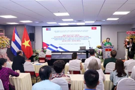 加强越古民间团结友谊