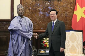 越南国家主席武文赏会见尼日利亚驻越大使