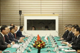 越南国家主席武文赏与日本首相岸田文雄举行会谈