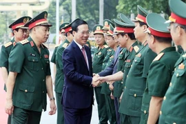 越南国家主席武文赏出席国防学院的开学典礼