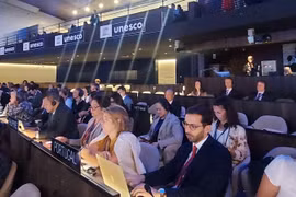 越南驻法国大使丁全胜参加在巴黎举行的解决塑料垃圾污染高级会议