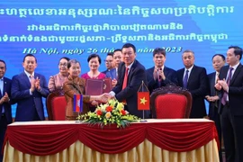 越南与柬埔寨加强监察领域的合作关系