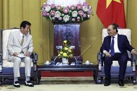 越南国家主席阮春福会见前越日关系特别大使杉良太郎