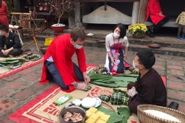 多国驻越大使和和国际组织代表体验传统春节活动在河内市举行