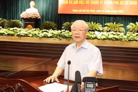 越共中央总书记阮富仲：胡志明市应进一步发挥火车头作用