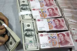 12月13日上午越南国内市场汇率中间价保持不变