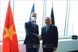 越南最高人民法院院长阮和平对德国进行访问