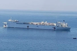 美国海军医院船抵达越南 参加太平洋伙伴关系计划