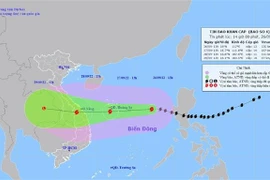 9月27日傍晚 四号台风将袭击越南陆地