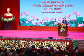 “河内-空中奠边府”大捷50周年纪念典礼隆重举行