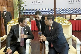 越南政府总理范明政会见文莱苏丹哈吉·哈桑纳尔·博尔基亚