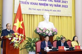 国家主席阮春福：国家主席办公厅继续努力有效发挥参谋助手作用