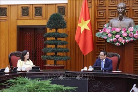 越南政府总理范明政会见世行东亚和太平洋地区副行长