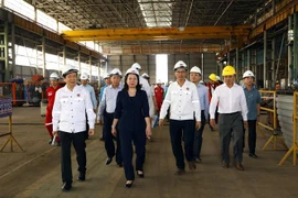 国家副主席武氏映春走访慰问俄石油联营公司