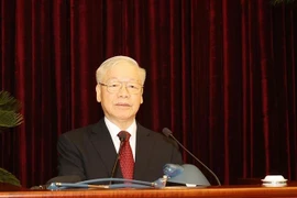 越共中央总书记阮富仲：在新水平上以新决策继续实施各大问题