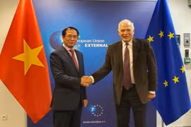 越南外交部长裴青山会见欧盟外交与安全政策高级代表兼欧洲委员会副主席博雷利
