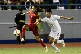 第31届东南亚运动会女足比赛：越南女足队1-0击败缅甸队 在决赛与泰国女足队会师 