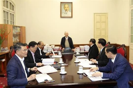 越共中央总书记阮富仲主持召开领导骨干会议