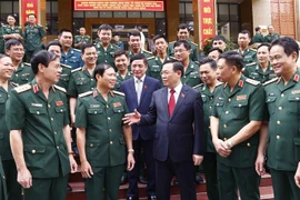 越南国会主席王廷惠出席国防学院2022-2023学年开学典礼