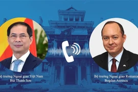  越南外交部部长裴青山同罗马尼亚外交部长波格丹·奥雷斯库通电话