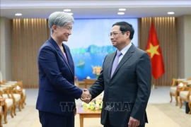 越南政府总理范明政会见澳大利亚外长黄英贤