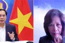 越南外长裴青山会见联合国秘书长缅甸问题特使诺埃琳·海泽