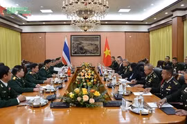 越南人民军副总参谋长与泰国皇家陆军总司令举行会谈