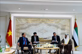 越南国会副主席陈光方对阿联酋进行工作访问