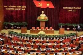 越共十三届五中全会落下帷幕